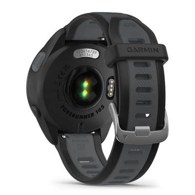 GARMIN Forerunner 165 GPS สมาร์ทวอทช์ (43mm., ตัวเรือนสี Black/Slate Gray, สายสี Black/Slate Gray)